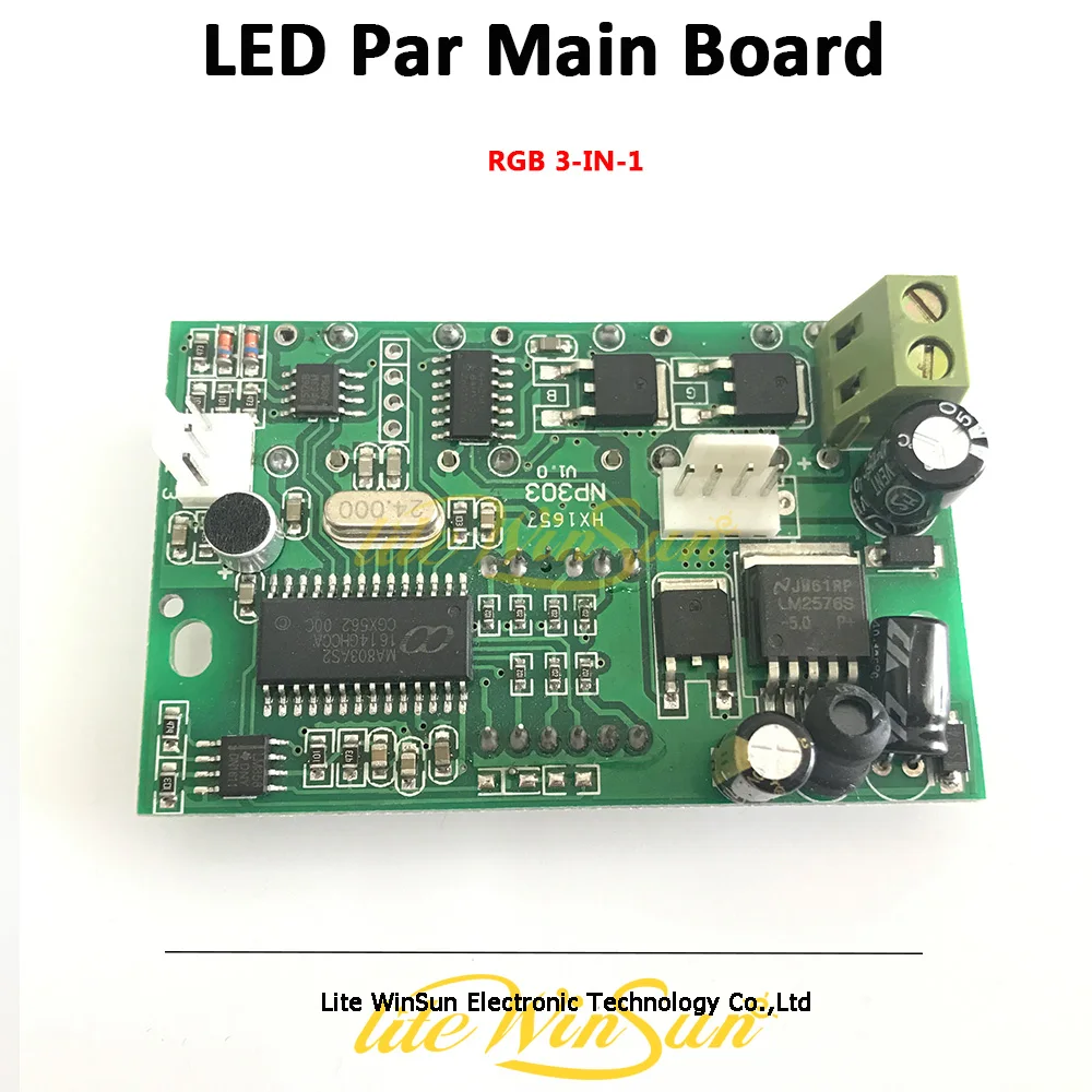 Litewinsune светодиодный Par 54*3 Вт сценическое освещение основная плата дисплей доска запчасти Par светодиодный аксессуар для освещения сцены