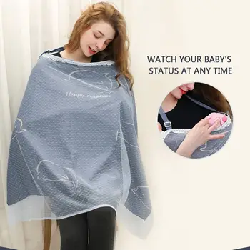 

Breastfeeding Cover Mask Multi-functional Covering Gauze Towels Anti-Lighting Privacy Hider For Moms Droshipping