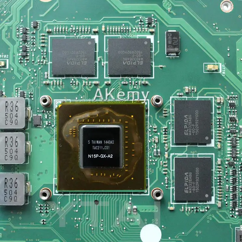 AK G751JM материнская плата REV2.2 для For Asus G751J ноутбука 100% протестирована с I7 4710HQ/i7 4720HQ