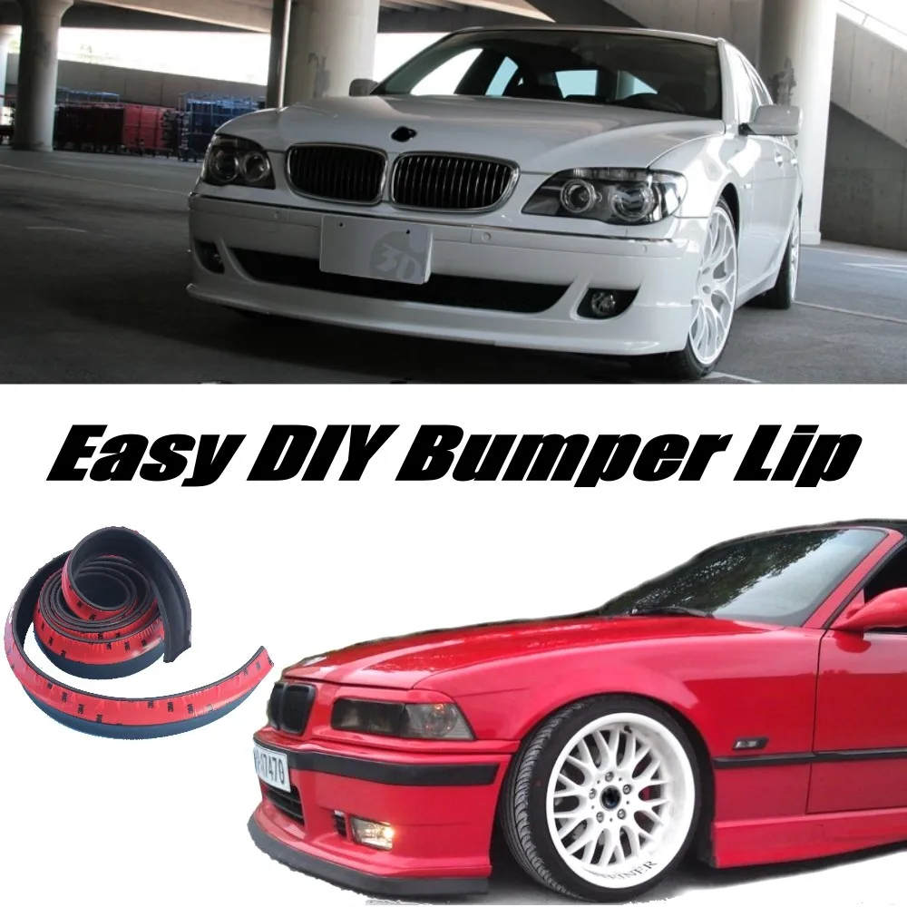 BMW 7 E32 E38 E65 E66 E67 E68 F01 F02 Tuning Front Splitter Bumper Lip Front Skirt Bodykit