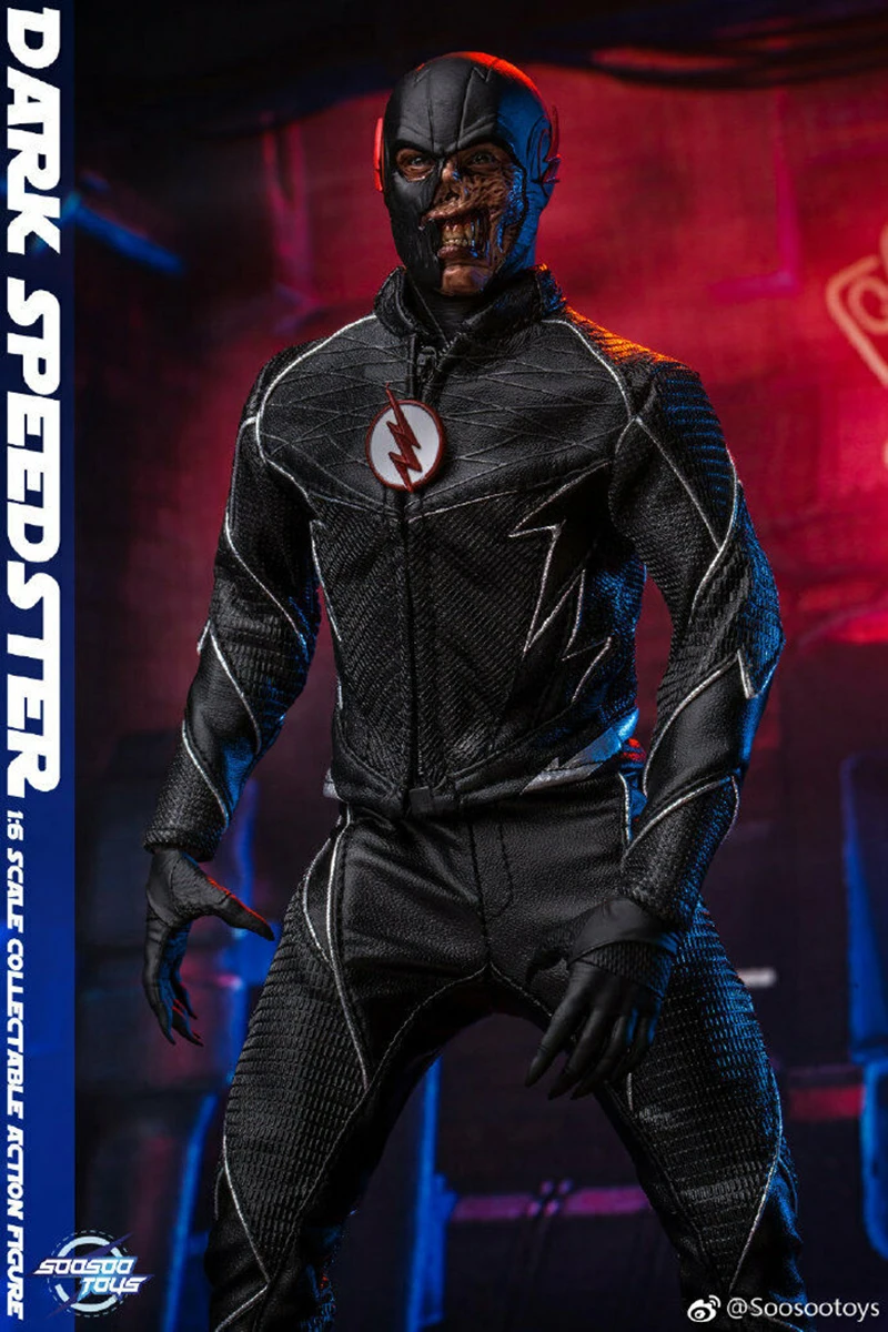 Для коллекции Soosootoys SST010 1/6 Dark Speedster Black Flash Figure Box полный набор Коллекция кукол