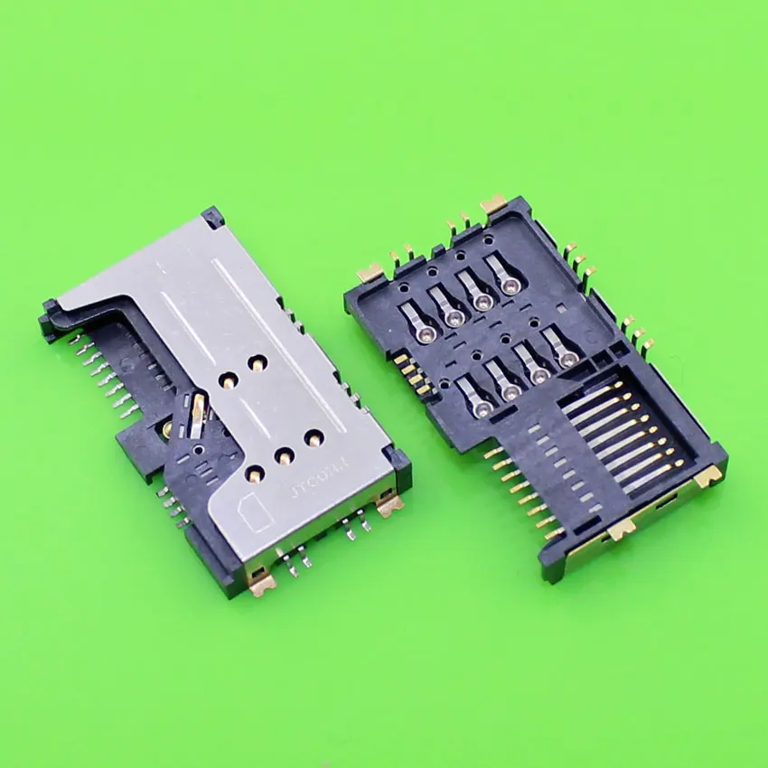 ChengHaoRan 1piece 3 in 1 New double Booth Card +sim card Holder Slot Tray Reader Slot for Lenovo A60 P700 P700I A789 A65.KA-014 chenghaoran 1piece lot new sim card socket for sony z3 memory reader holder slot replacement module