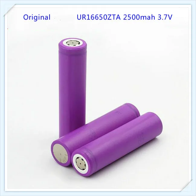 1 шт./лот для Sanyo UR16650ZTA 16650 2500 мАч батарея 3,7 в литий-ионная аккумуляторная батарея с плоским верхом
