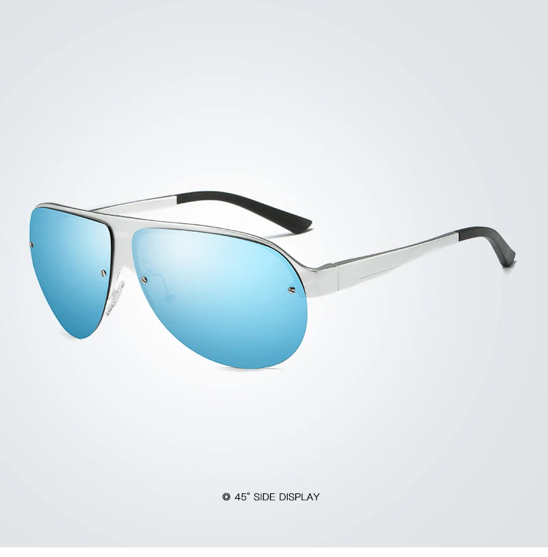 

Driving Mirrors Coating Points Fishing Sunglasses Polaroid Reflective Lens Sunglasses Metal Frame Polarized Glasses Goggle