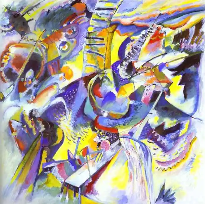

100% handmade famous Oil Painting reproduction on linen canvas,Gorge Improvisation 1914,abstract oil painting reproduction