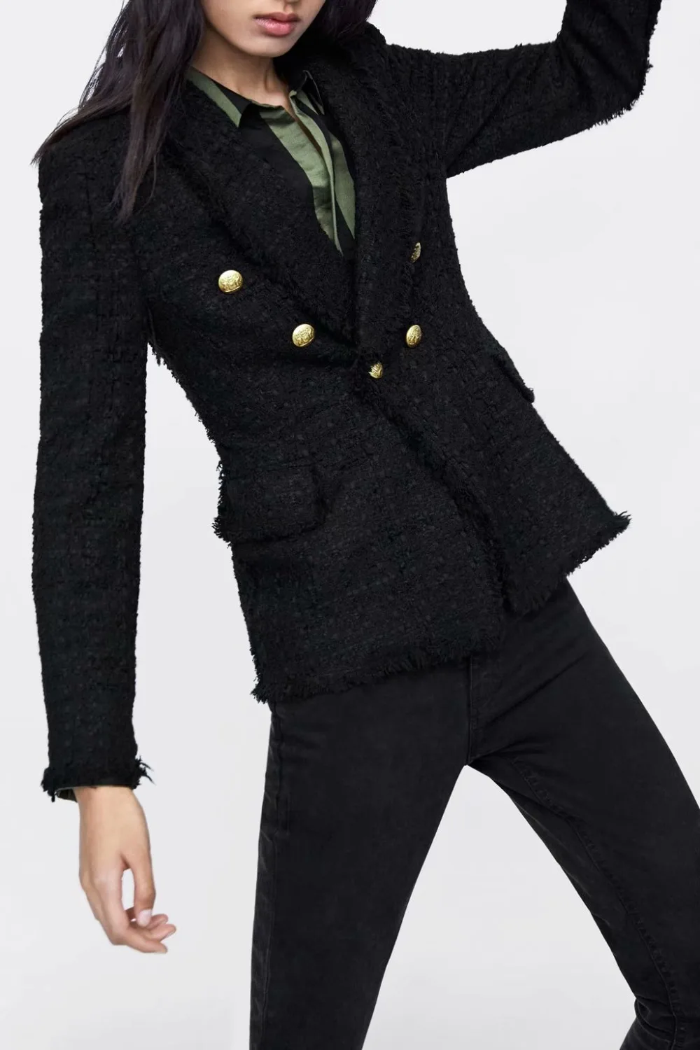 Костюм Зара твидовый Zara
