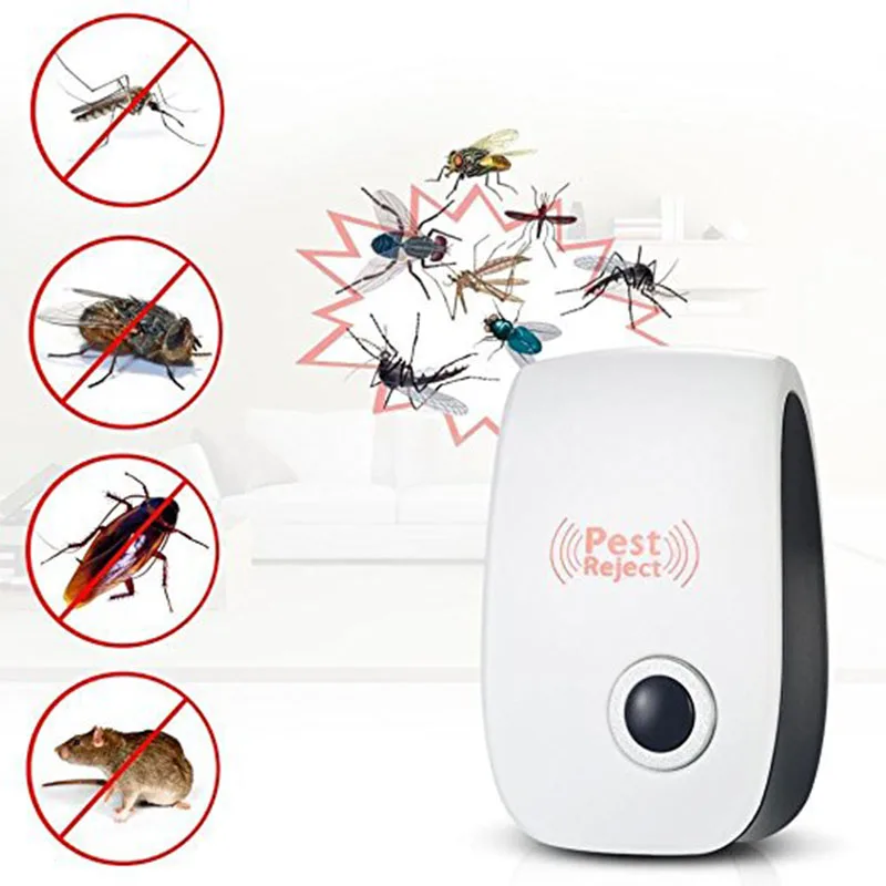 

Electronic Ultrasonic Pest Reject Repeller Control Rat Mouse Cockroach Mosquito Killer Anti Mosquito Rodent Insect Killer