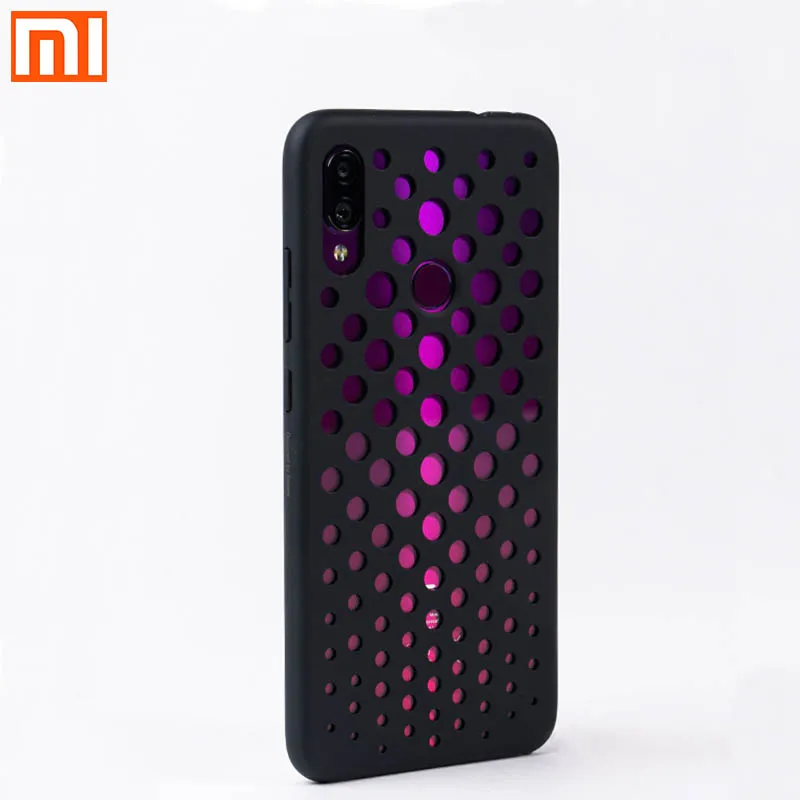 

Original xiaomi redmi note7 case official PC anti-smashing back cover for 6.3 inch MI Redmi Note 7 smart phone hollow redmi note
