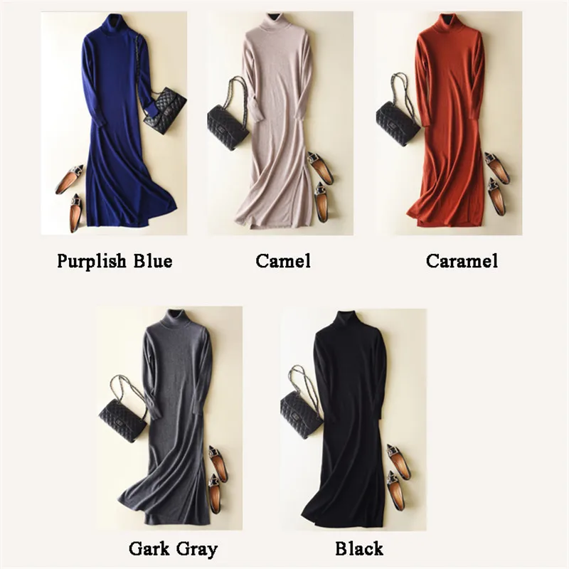 extra long sweater dress