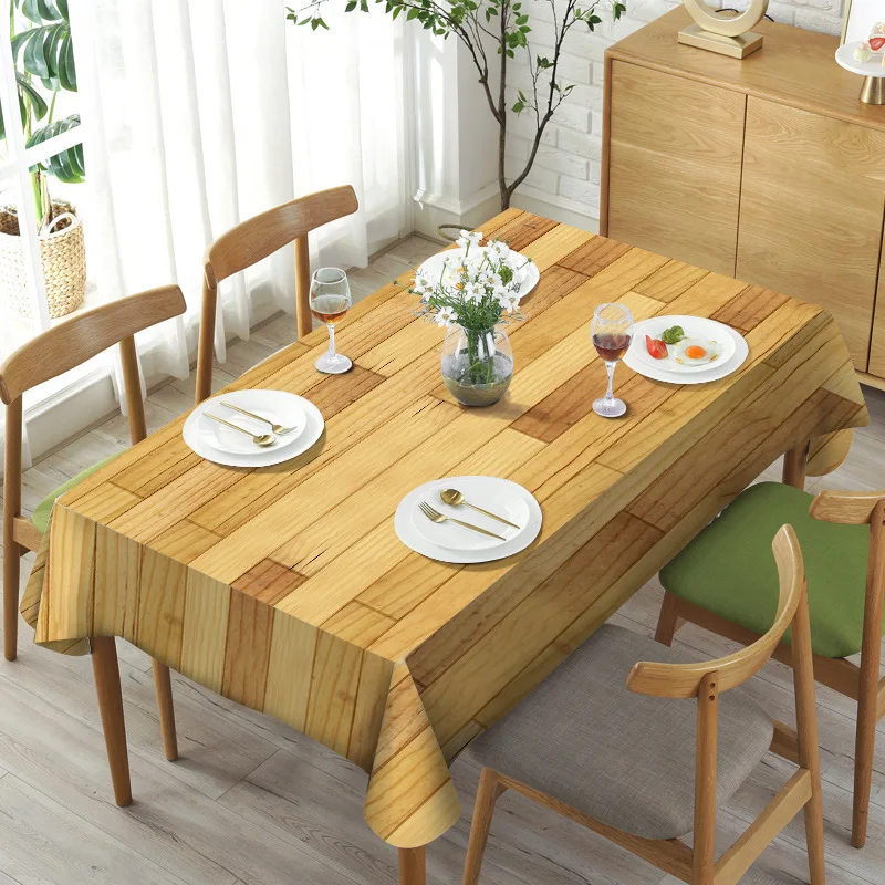 

Customize 3D Tablecloth Europe Carved Flowers Pattern Waterproof cloth Thicken Rectangular Wedding table cloth Home Textiles
