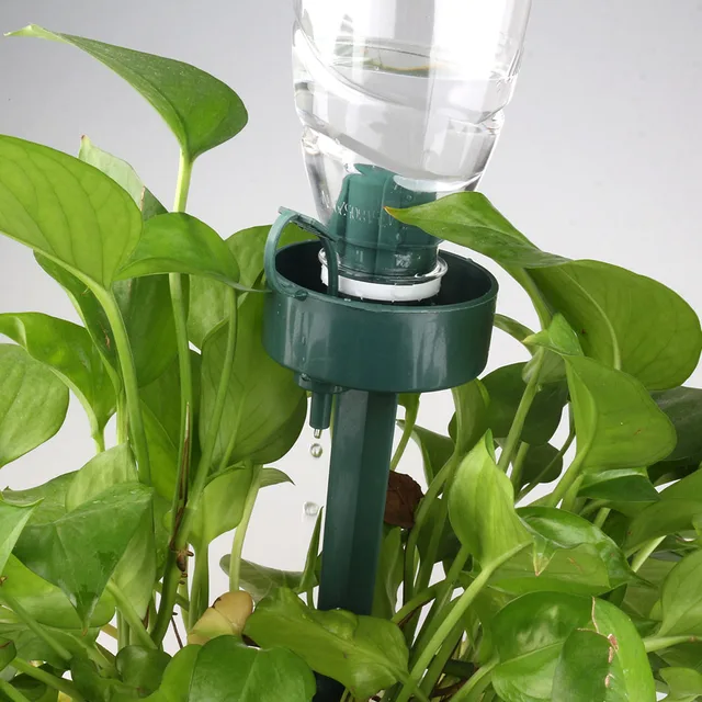 Cheap DIY Automatic Self-Watering Seepage Moving Plant Waterer Bottles Lazy Flower Water Drip Irrigation Device Controlle Dropshipping