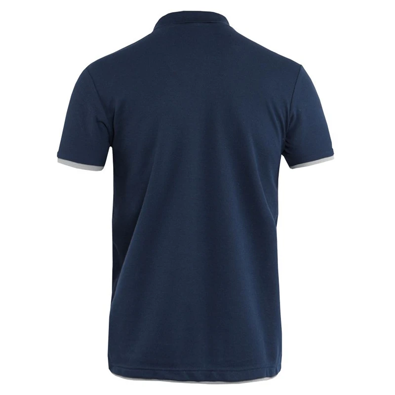 Мужская футболка, летняя Классическая хлопковая футболка с коротким рукавом, мужская повседневная Однотонная футболка, топы для мужчин, бизнес гольф, футболка, рубашка, топы