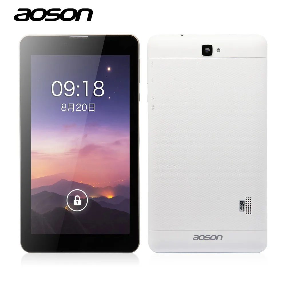  Promotion Sale 4G LTE FDD Aoson M701FD Android 5.1 Tablet PC 7 inch Quad Core MTK8735 1G/8G Dual Cameras 5.0MP IPS Screen GPS 