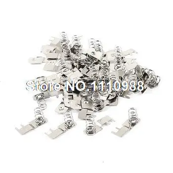 

30 Pcs Metal AAA Batteries Spring Lamination Contact Plate