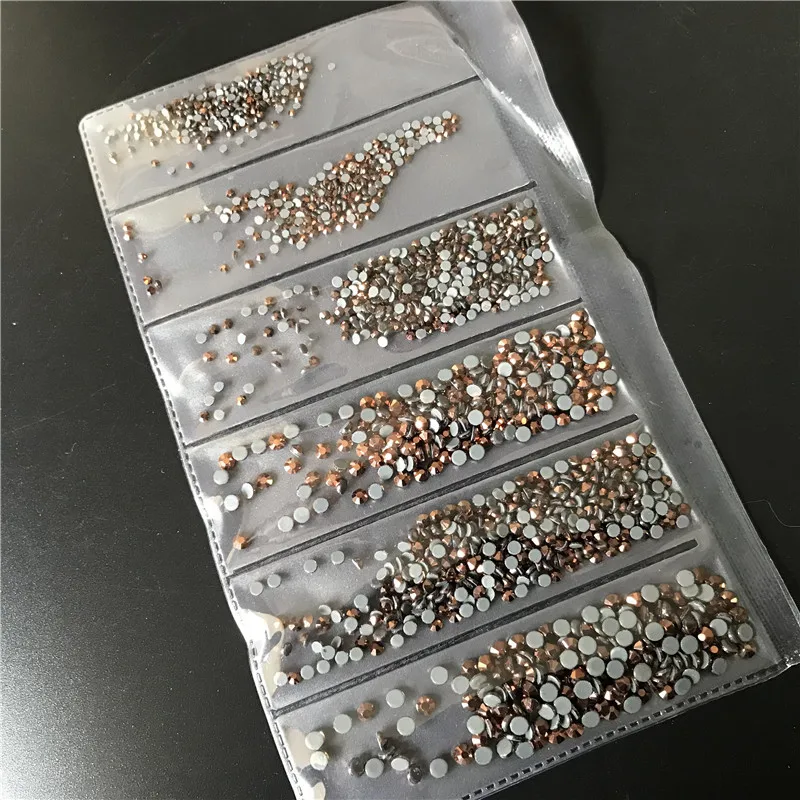 ААААА Одежда высшего качества Супер Bling SS4 ~ SS30 розовое золото Цвет Hot Fix каменные