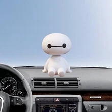Автомобильные украшения качающаяся голова кукла 1 шт. кулон Авто стиль наклейка милые цифры игрушка украшение кукольные рисунки из мультфильма ПВХ фигурка орнамент подарок
