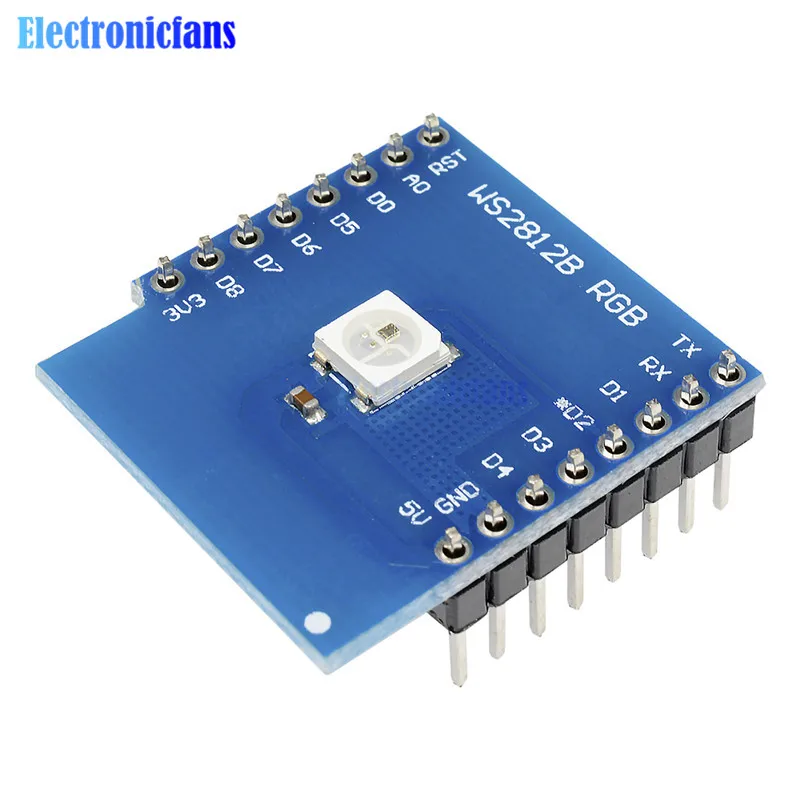 WS2812B щит RGB для WeMos D1 MINI полноцветная Защитная плата|d1 mini|wemos d1 miniwemos |