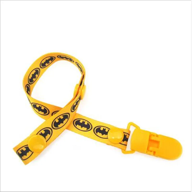 

Batman Clip Chain Baby Pacifier Dummy Clip Nipple Holder Chupetas Soothers Kids Toddle Pacifier Clip Holder 39 Styles
