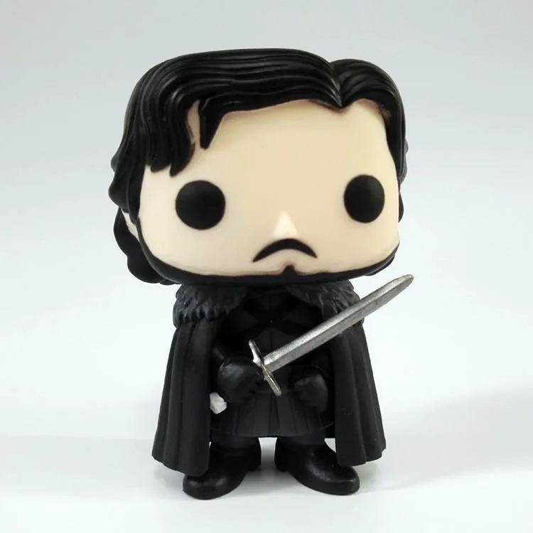 Funko pop tv: Игра престолов-Дейенерис-Ночной король-серый червь-черный дракон-Джон виниловые фигурки для детей