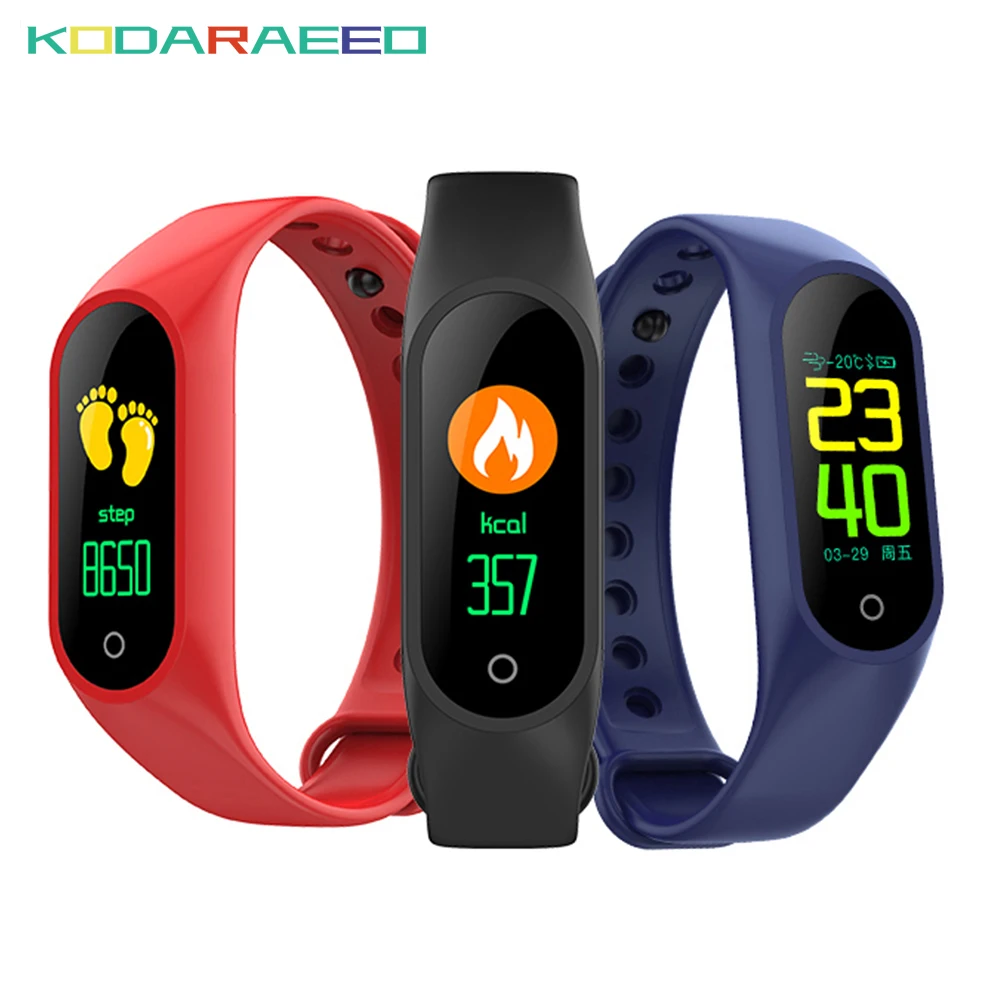 

New M3 Smart band Color Screen Smart bracelet heart rate monitor Blood pressure Fitness Tracker Smart Wristband PK mi band 3