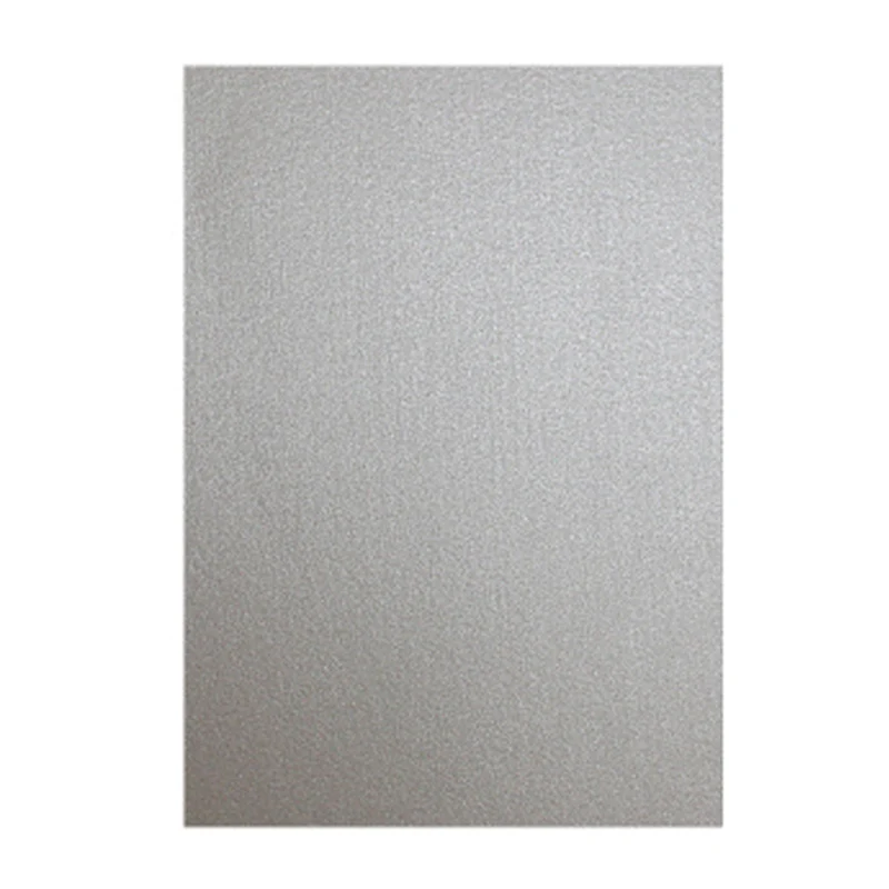 50 шт./лот A4 Размер 21*29,7 см 250gsm A5 жемчужная бумага двойная жемчужная бумага 11 цветов на выбор, DIY коробка подарочная упаковка - Цвет: pearl silver