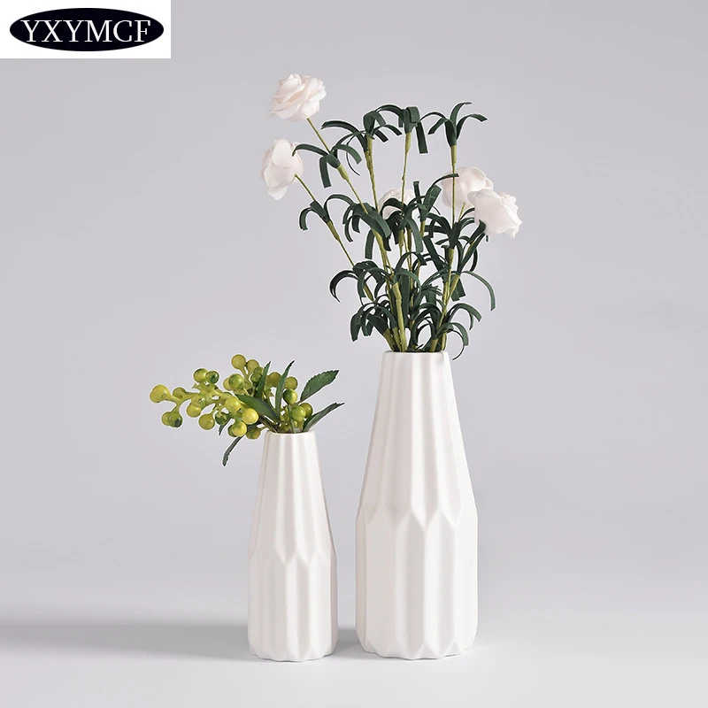 

Nordic Living Room Decoration Vases for Flowers Vase Home Decor Not with Artificial Flower Pot Floreros De Decoracion