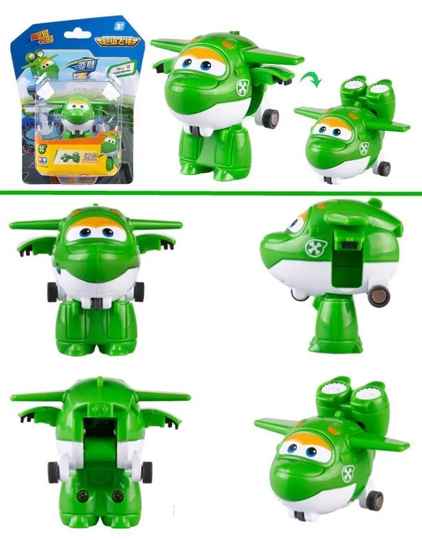 4 шт./компл. супер игрушки с крыльями мини-модели самолетов Трансформация Робот деформация самолет робот Мальчики Рождественский подарок на день рождения