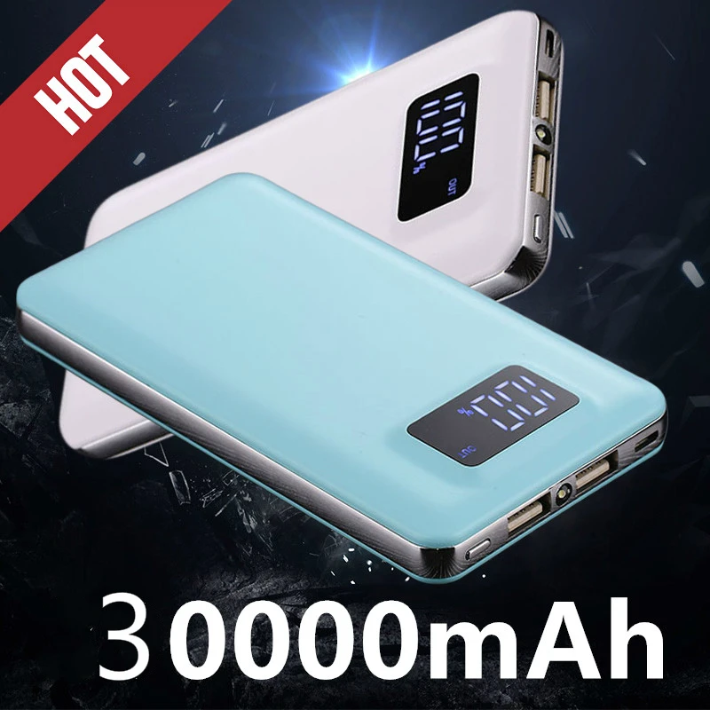 Soodoo для xiaomi 10000mAh lcd Quick Charge 3,0 2 USB power Bank для iPhone XM 8 7 6 huawei зарядное устройство Powerbank QC3.0