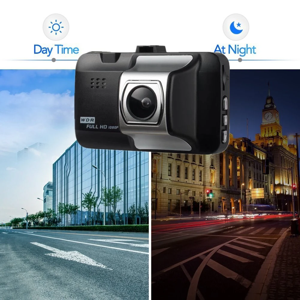 Dash Cam Car 1080P 3" HD 1080P Car Camera Driving Recorder 170 Wide Angle Dashboard Camera Car DVR Vehicle Dash Camera G-Sensor