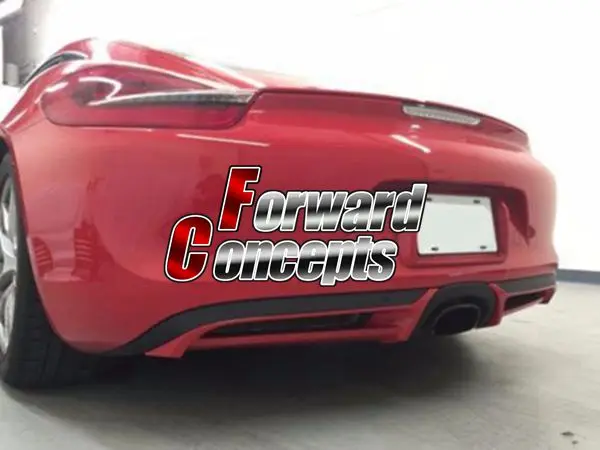 

FOR 07-10 E92 E93 335i DUAL EXHAUST REAR APRON LIP DIFFUSER CANARD