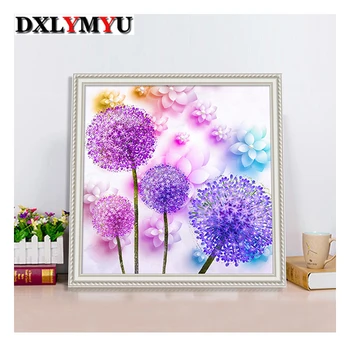 

Special Shaped,Full Diamond Embroidery Flower Picture ,5D Diy Diamond Painting Cross Stitch,3D Diamond Mosaic Dandelion Pattern