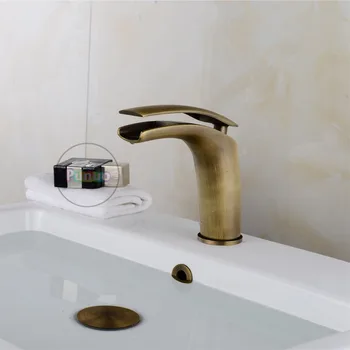 

European creative full copper waterfall faucet