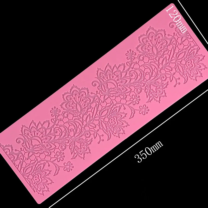 Силиконовая форма minsunbak Rose для кружева помадки сахарный коврик украшения