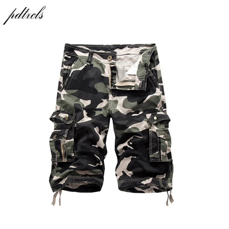 PDTXCLS 2018 Summer Military Camouflage Shorts Men Designer Casual Mens Cargo | Мужская одежда