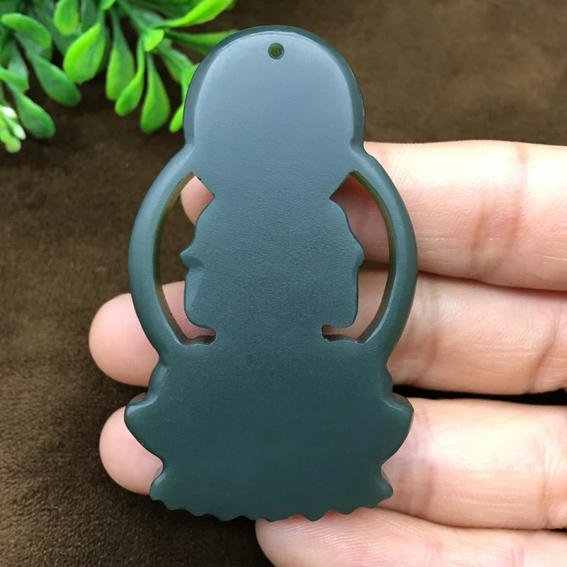 Xinjiang hitian jade sapphire тонкий материал инкрустированный Южно красным с подвеской в
