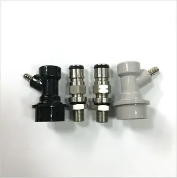 

Hot corny keg Ball Lock Post with 1/4inch Bulkhead - Liquid and Gas kit with Ball Lock Quick Disconnect