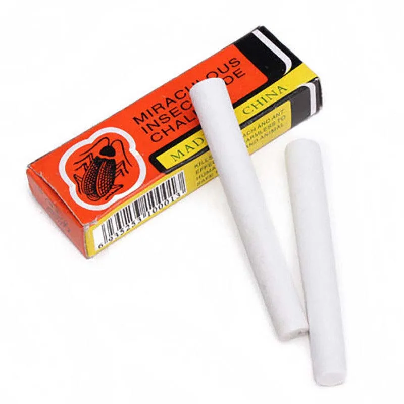 

2/10/20Box Pest Control Magic Pen Chalk Cockroach Medicine Insecticide Killer Powder for Ants Lice P7Ding