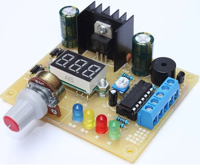 DIY LM317 Регулируемый Напряжение Питание доска обучения комплект без чехол