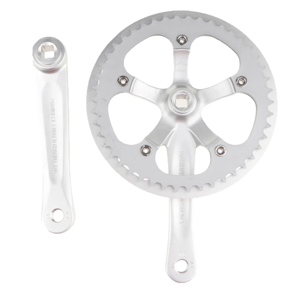 Perfeclan Bike Single Speed Crankset Bicycle Chainring 42T BCD 200mm Alloy
