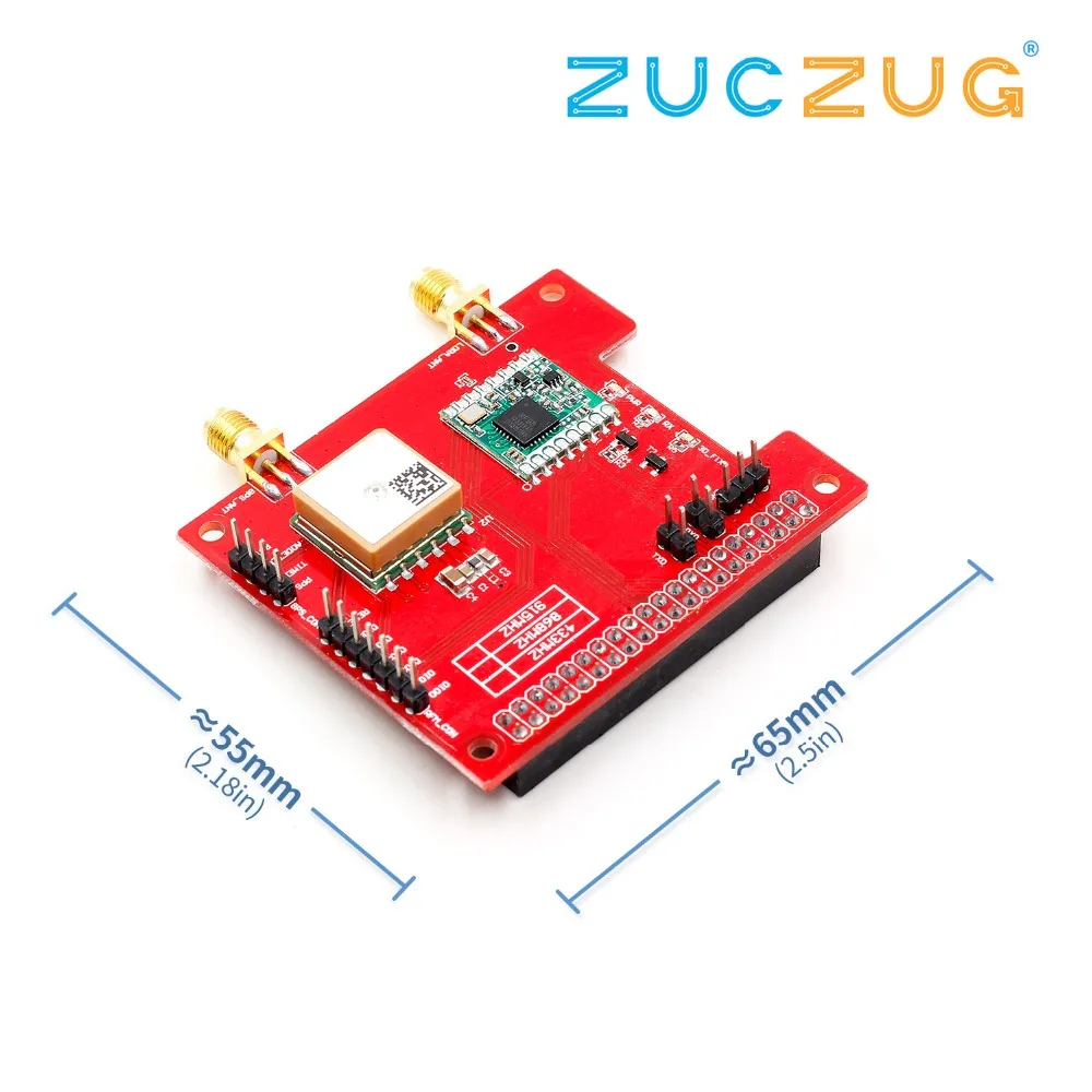 Онг расстояние беспроводной 433/868/915 МГц Lora и gps Плата расширения для Raspberry Pi