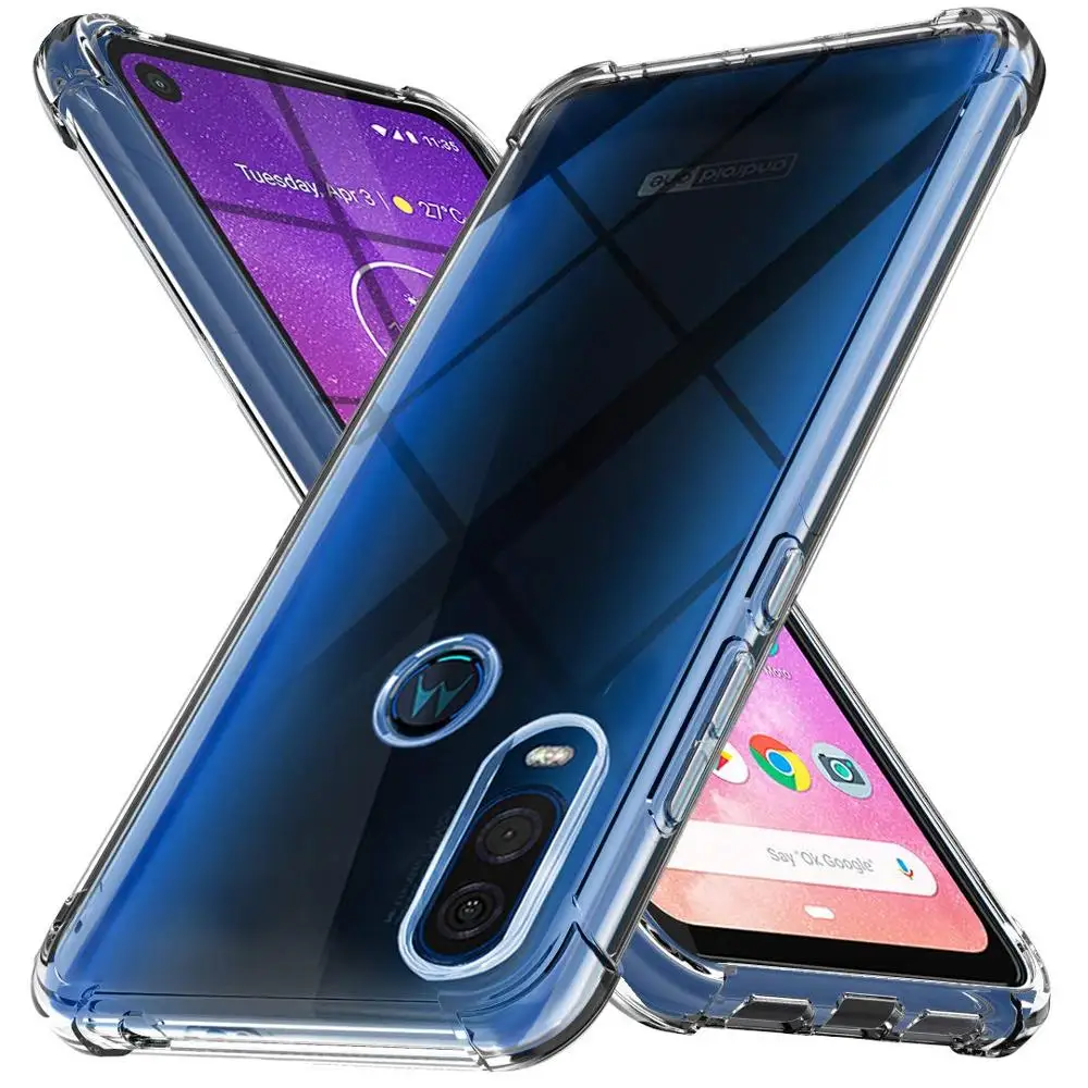 Чехол для Motorola One Action Moto Vision чехол с защитой от падения мягкая задняя крышка из ТПУ