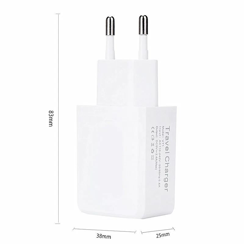 5v 2.4a настенное зарядное устройство и 1M micro usb зарядка USB для samsung S3 s4 s6 s7 edge Xiaomi Redmi 5