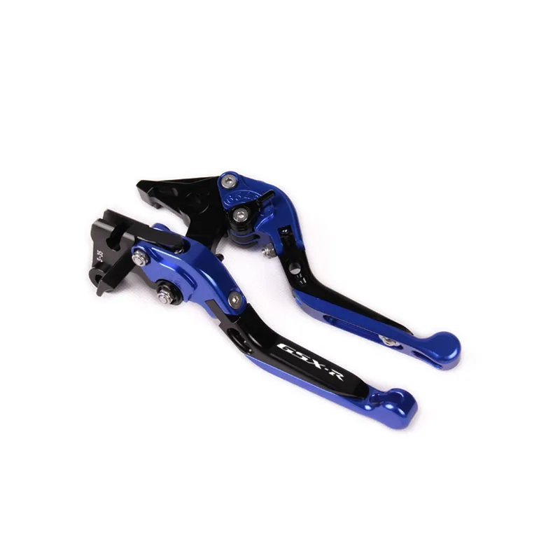 Для SUZUKI GSXR 600/750 2006 2010 GSXR1000 2005 синий и серебристый CNC алюминиевый складной