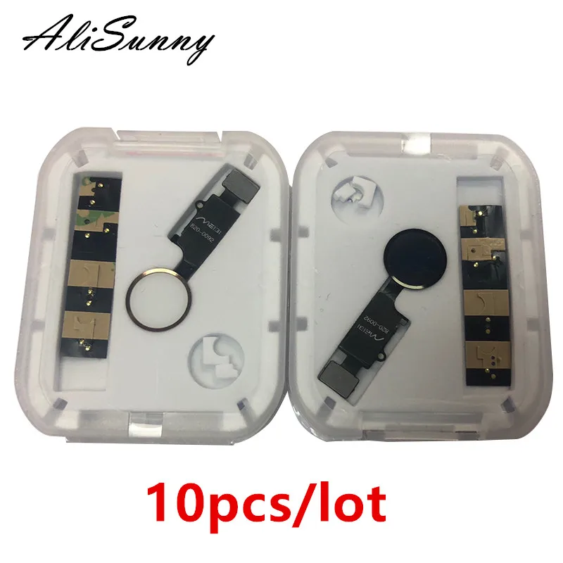 

AliSunny 10pcs Universal Home Button Flex Cable for iPhone 7 8 Plus Menu Keypad Return On Off Fuction Solution