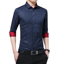 Дизайн мужские рубашки плюс размер 5XL мужские рубашки с длинными рукавами Осень Весна деловая Рабочая одежда