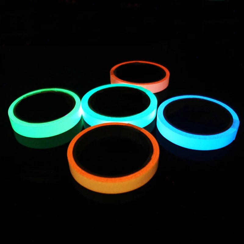 Glow In Dark 1PC Luminous Tape High Quality Night Vision Wall Sticker Self Adhesive Fluorescent Warning Tape Emergency Sticker