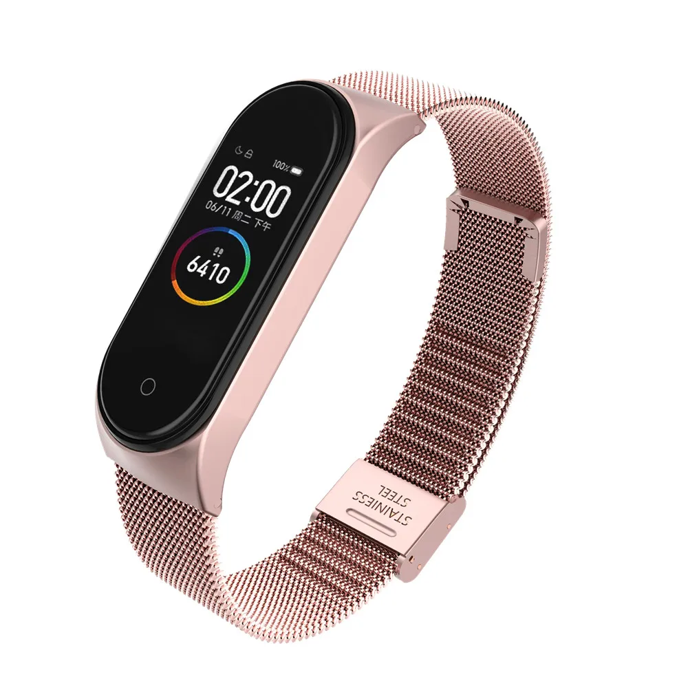 Bracelet Mi Band 4 Wrist Strap Metal Screwless Stainless Steel For Xiaomi Mi Band 4 Strap Miband 4 Wristbands Pulseira Miband4 Bracelet Mi Band 4 Wrist Strap Metal Screwless Stainless Steel For Xiaomi Mi Band 4 Strap Miband 4 Wristbands Pulseira Miband4