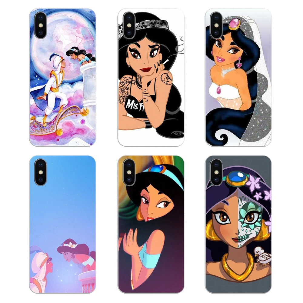 Soft TPU Phone Cover Aladdin Jasmine Princess Tattoo Girl Alice Ariel For LG G7 Q6 Q7 Q8 Q9 V30 X Power 2 3 OnePlus 3T 5T 6T |
