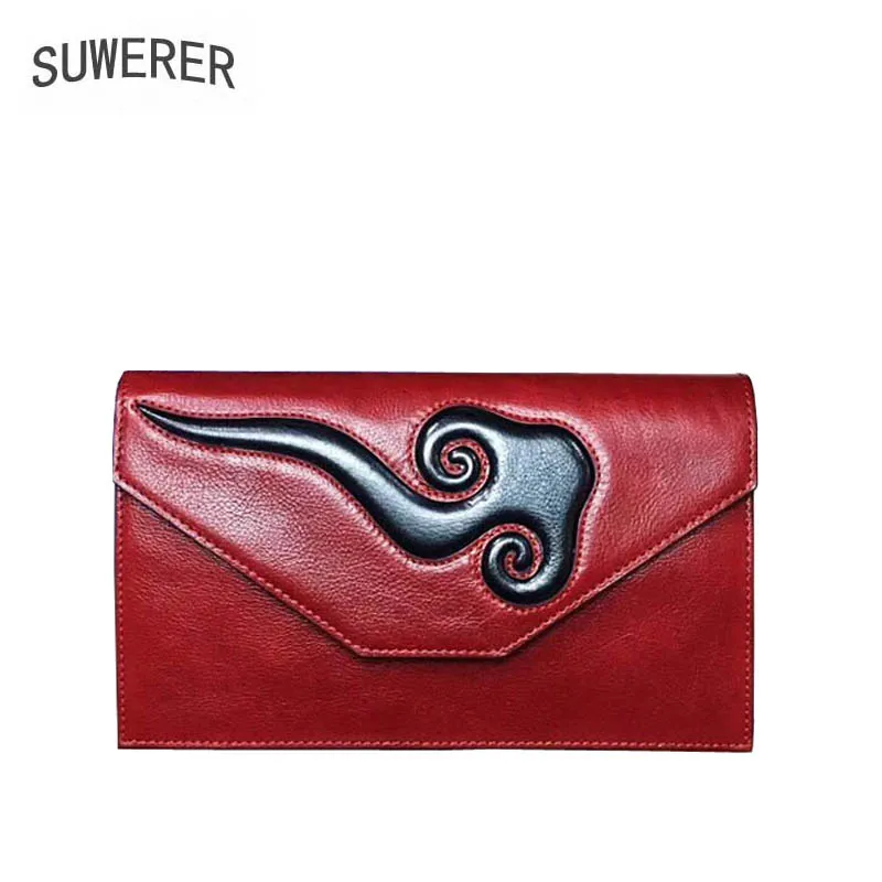 

SUWERER Genuine Leather women bags for women 2018 new luxury crocodile pattern handbag Brand bags handbags ladies Designer bags