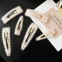 Новое поступление 1 шт корейские модные хрустальные шпильки для волос геометрические прямоугольные капли воды заколки для волос аксессуары для укладки волос